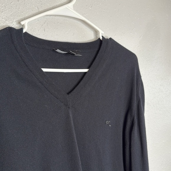 Diesel Men's Classic Black V-Neck Sweater Size XL - Picture 5 of 8